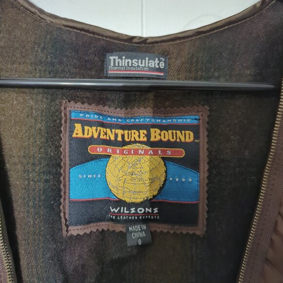 Adventure Bound Originals 3M Thinsulate Brown Vest - Size S #E - Picture 3 of 4